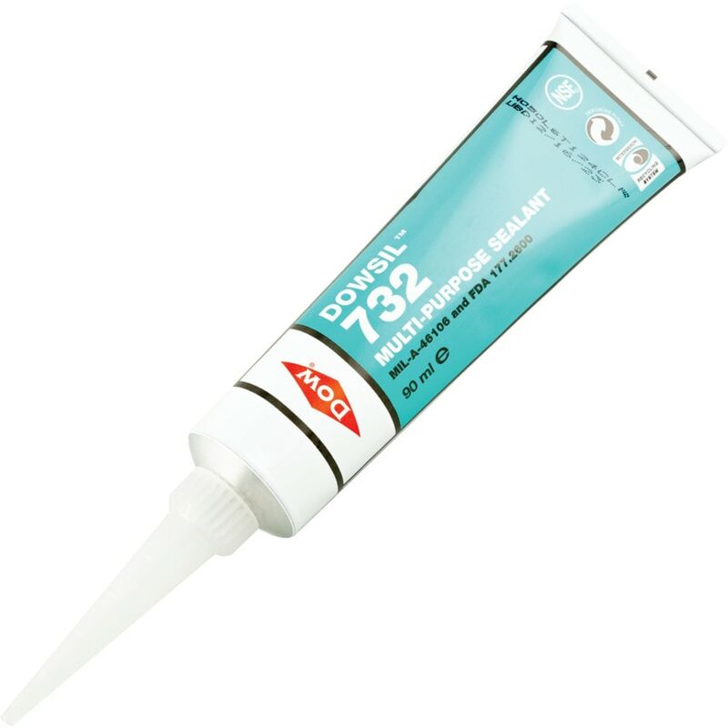 Mm_unverified_brand - Dow Corning 732 Silicon Sealant Clear 90ml - Transparent