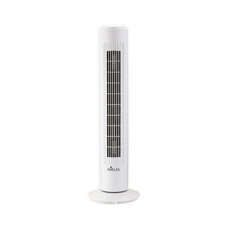 74 cm ventilateur de tour oscillant avec 3 vitesses et minuterie 50W Niklas Skyscarper