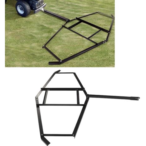74 pouces traîner allée tracteur Harrow en acier lourd pelouse nivelant rake pour ATV UTV remorque tondeuse