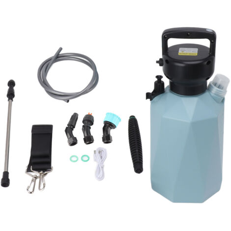 7,4 V 5 l Tragbares elektrisches Sprühgerät für Garten und Außenbereich, Blau
