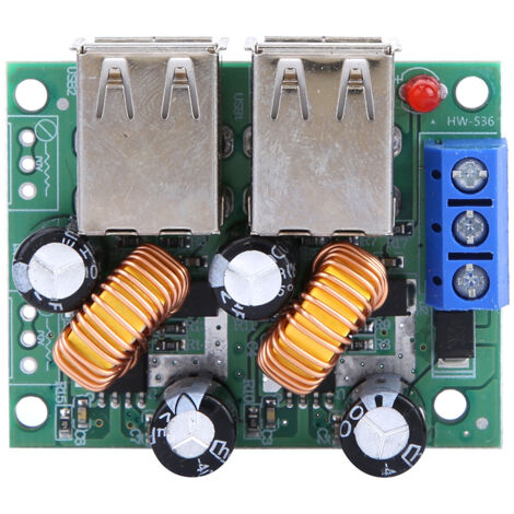 7–40 V auf 5 V 3 A USB-Kfz-Ladegerät, 4-Port-Abwärtswandler für Autoradio und GPS