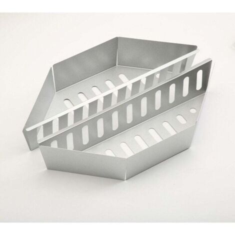 7403 Paquete de 2 cestas de carbón para parrillas de carbón Weber de 57 cm, cesta de briquetas para parrillas de carbón Weber One Touch y Master Touch, parrillas de carbón de 47,6 y 67 cm