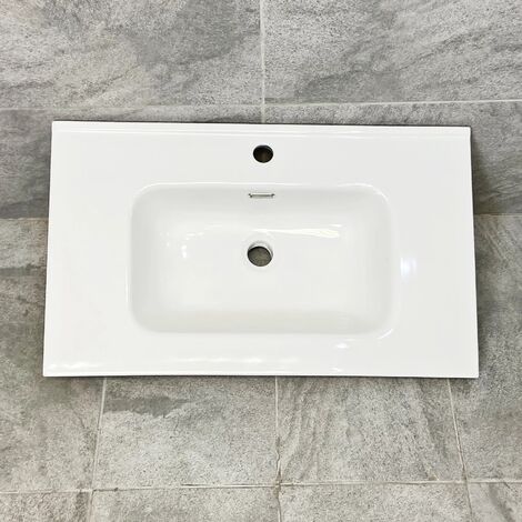 740mm x 465mm Ceramic Bathroom Sink Vanity Basin Rectangular