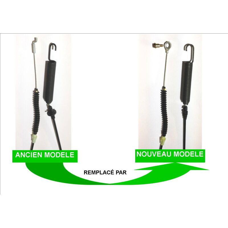 BOLENS Axe &eacute;paul&eacute; filetage MTD 738-04425, 73804425