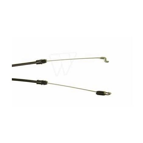 74604780 – Câble d'embrayage pour tondeuse – Compatible modèles MTD 46SPB/46SPO/46SPOHWHQ/46SPKHW – Longueur 1.5m