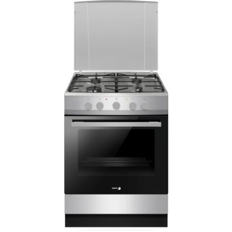 BRANDT Gaskochfeld 7800W, 58 Cm Breit, 4 Gasbrenner, Weiß Mit Emaillierten Grillrosten