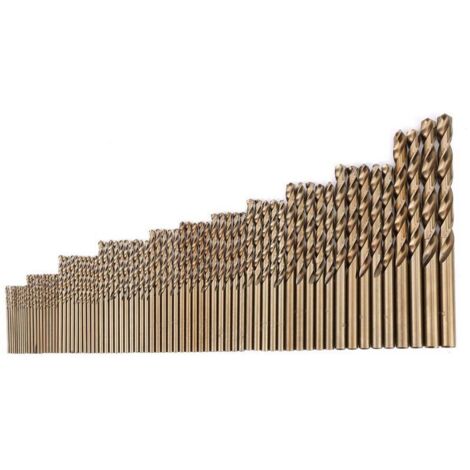 74pc M35 Cobalt Drill Bit Set HSS-CO Twist Drills Bit Combination Tools(1.0-8.0mm)