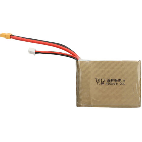 7,4V 2S 4500mAh LiPo-Akku mit Überlade- und Kurzschlussschutz für Radiomaster TX12 MARK II