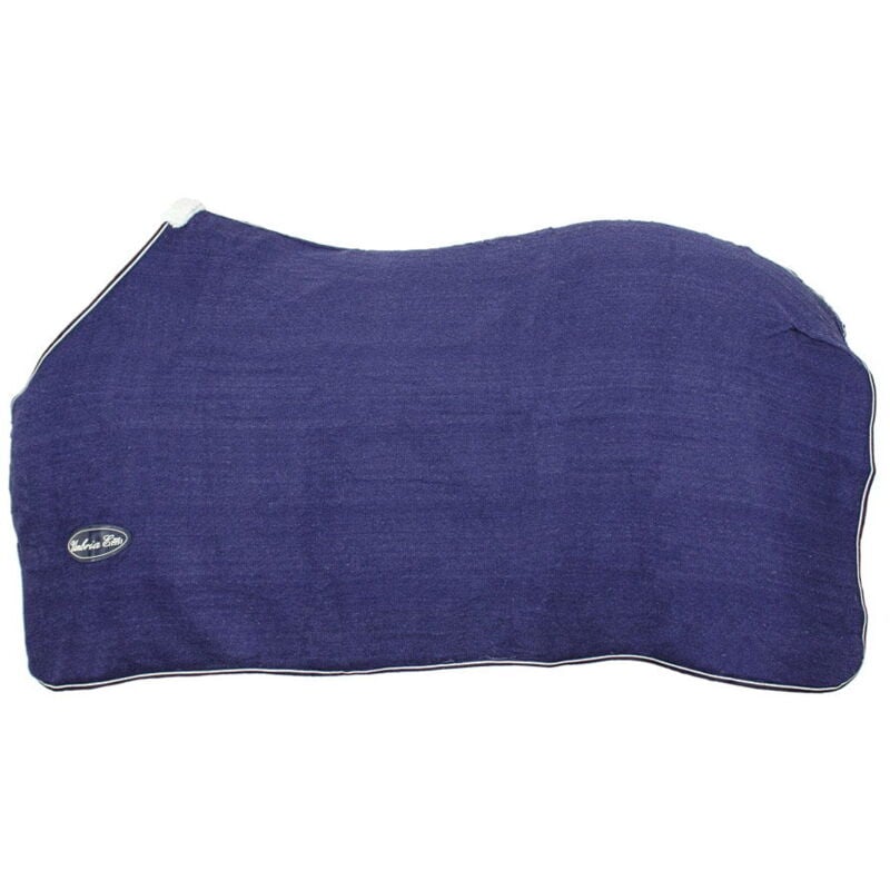 95 cm, Rouge: Couverture pour cheval éponge avec garrot renforcé et ouverture sur le devant