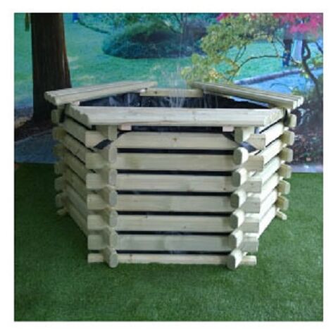75 Gallon Pool - Timber - W122 x H62 cm - Minimal Assembly Required