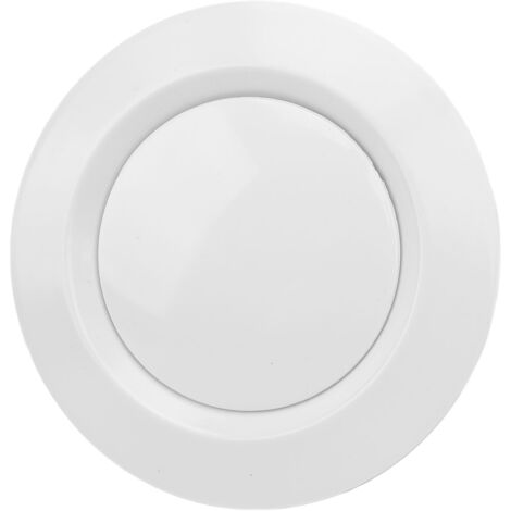 75 mm Couvercle de ventilation ronde ABS Plastic réglable Air Ventilation Plafond Diffuseur pour le salon de la salle de bain de la chambre