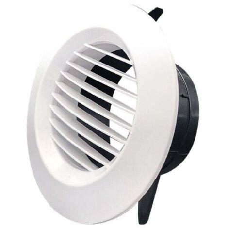 (75 mm) Rejilla de ventilación ajustable Rejilla de ventilación redonda de plástico Tapa de ventilación Tapa del ventilador Soporte de disco Tapa de la rejilla de ventilación Rejilla de escape