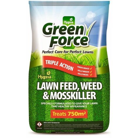 main image of "750 M2 Greenforce Lawn Weed Feed & Moss Killer"