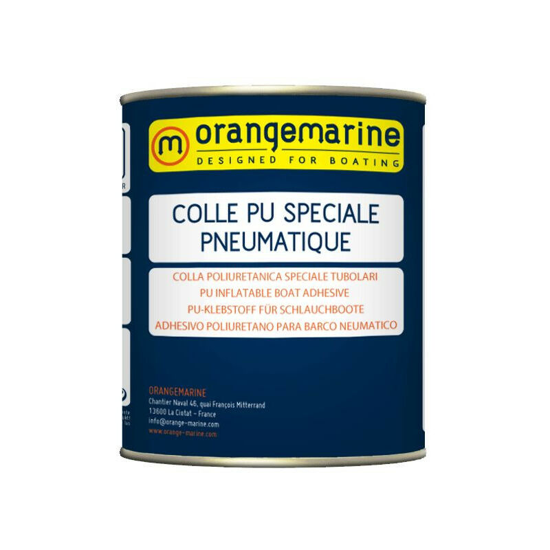Orangemarine - Colle pu spécial pneumatique 750 ml