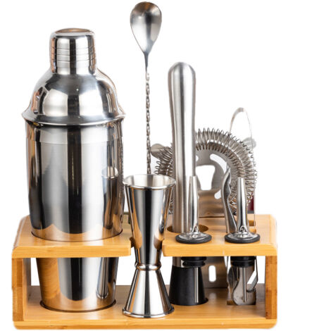 750-ml-Cocktailshaker-Set aus Edelstahl mit Sieb für Barkeeper