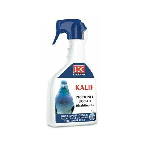 750 ml de répulsif par pulvérisation pour les pigeons et autres oiseaux Kollant Kalif