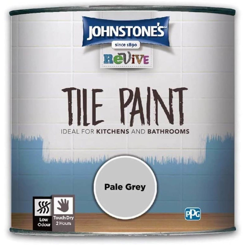 750ml Revive Tile Paint Pale Grey - Johnstones