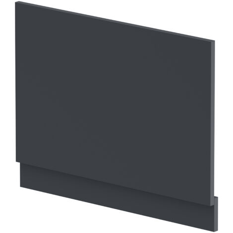 750mm Bath MDF End Panel & Plinth - Dark Grey