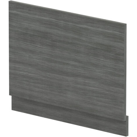 750mm Bath MFC End Panel & Plinth - Woodgrain Anthracite