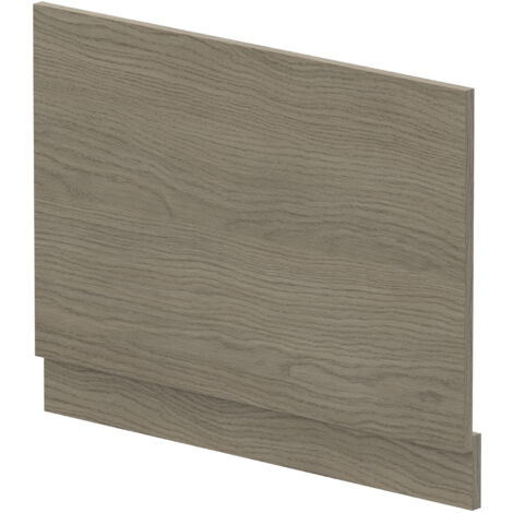 750mm Bath MFC End Panel & Plinth - Woodgrain Solace Oak