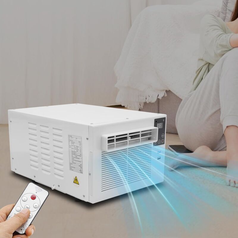 750W Mini aire acondicionado portátil, mini aire acondicionado portátil, aire acondicionado para ventana, aire acondicionado empotrado, aire acondicionado pequeño, enfriador de aire personal 