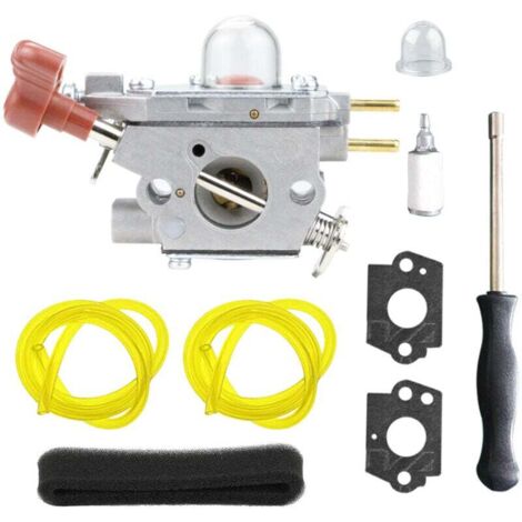 753-06288 Kit carburatore per soffiatore/tagliabordi ZAMA C1U-P27 27cc con candela, cacciavite, ecc.