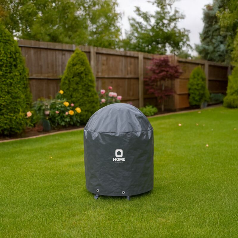 Home Source - 75cm Round Kettle bbq Protective Waterproof uv Heavy Duty Strong Polyester Cover
