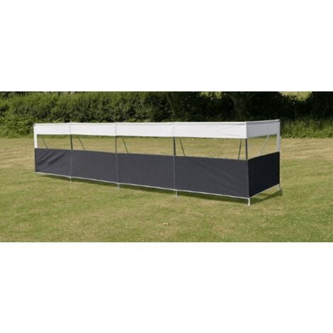 SECUREFIX DIRECT 7.5M X 1.4M Pro Deluxe Windbreak - Aluminium Framed 5 Section Garden