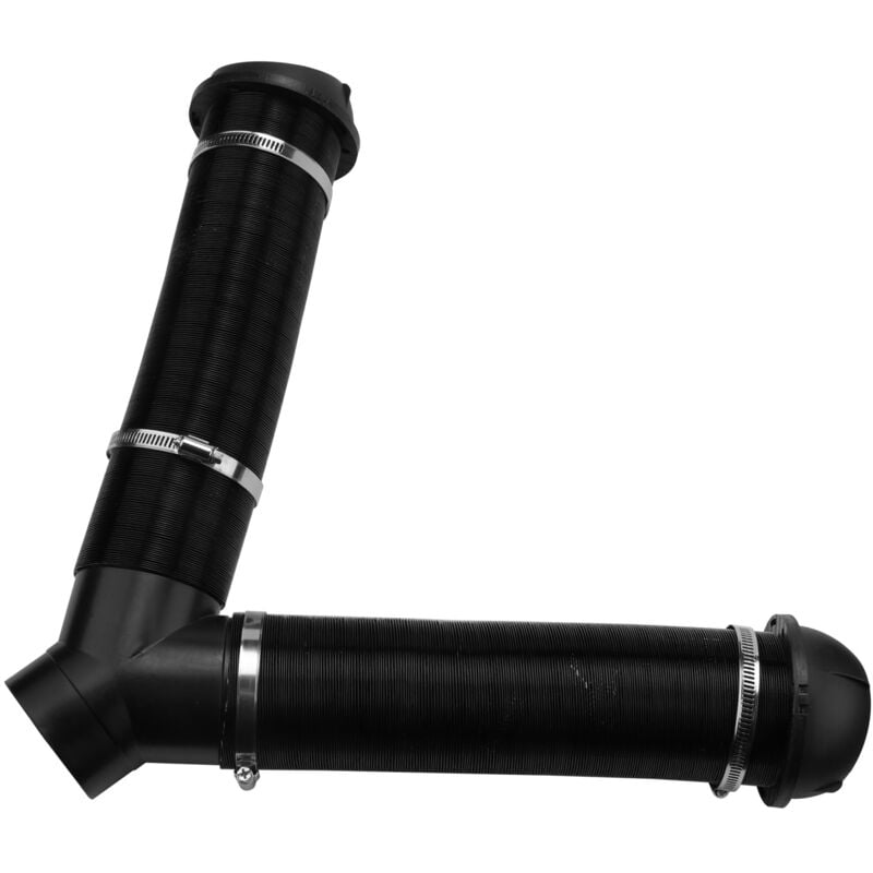 Image of 75mm Auto Auto Heizung Rohr Kanal Y Stück Warme Luft Outlet Vent Schlauch Clips Set für Parkplatz