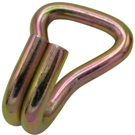 75MM J Claw Hooks Zinc Plated  (10 Ton Lashing Ratchet Webbing Load Secure Yellow Passivated)