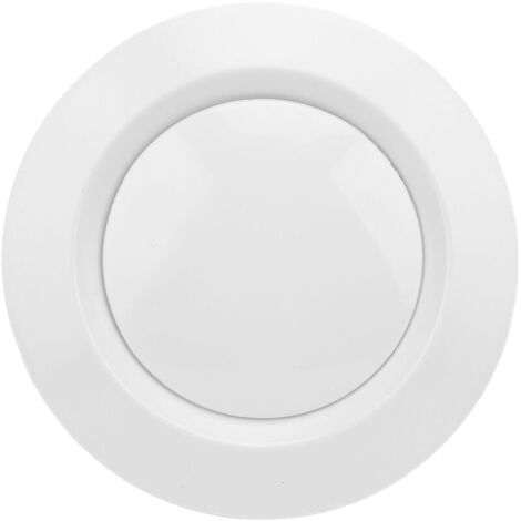 75mm Round Air Vent, Adjustable ABS Plastic Ceiling Diffuser for Bedroom, Bathroom, Living Room