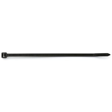 (7,6X370) BRIDAS DE NYLON NEGRA (100U) - INDEX