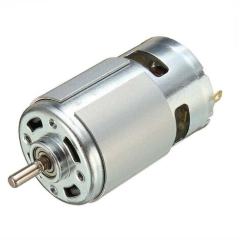 775 DC 12V-36V 3500-9000RPM Motor rodamiento de bolas alto par alto rendimiento bajo ruido DC Accesorios de Motor fuente de alimentación
