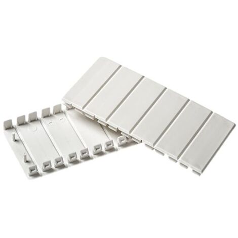 77600 Obturateur pour coffret électrique - 6 modules - Blanc - IDE