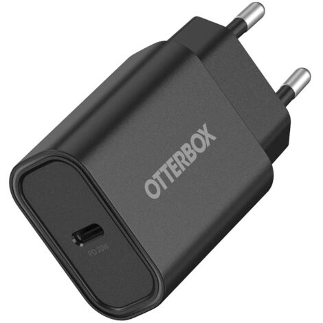 78-81362 OtterBox Chargeur secteur universel 3A USB-C 20W Noir - Chargeur secteur 20W 3A USB-C