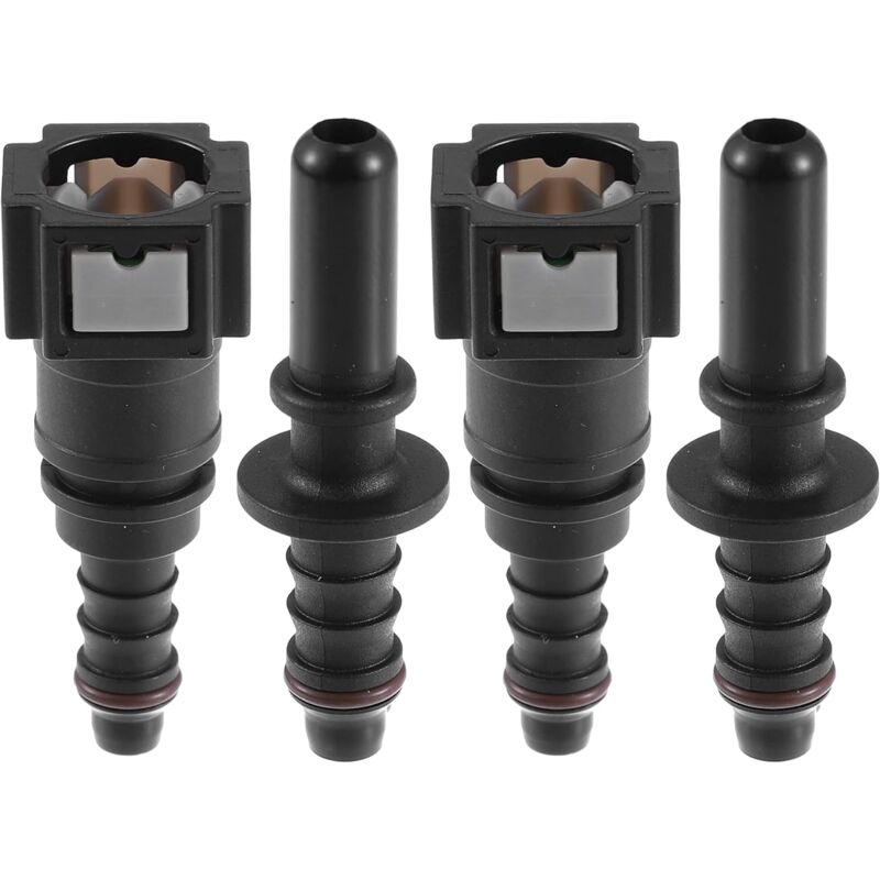 Image of 7,89 mm bis 8 mm gerader Auto-Kraftstoffschlauch-Schnellverschluss-Anschluss, 2er-Set