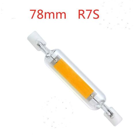78mm-5W J78 COB Filament LED-Lampe, 2 Stück, 500 Lumen, 360 Grad Abstrahlwinkel, entspricht 30W, 48W und 50W Halogenlampen, perfekt für Zuhause, Küche usw.
