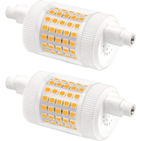 78mm Dimmable LED Bulb 15W Cool White 6000K, 1500LM, AC 230V, Equivalent to 120W 100W R7S Halogen Pencil, J78 Linear LED for Ceiling Spotlight