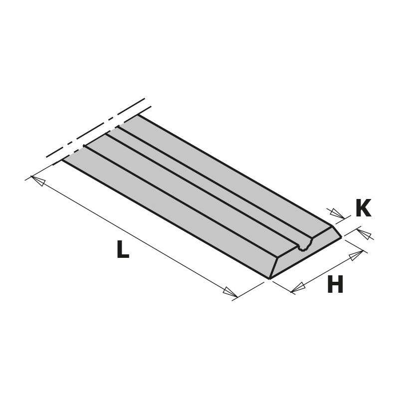 Image of CMT - 790.820 coppia coltelli reversibili pialla (2/35°) hwm 82x5.5x1.1mm