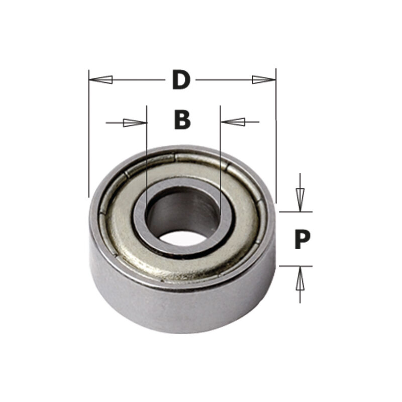 791.003.00 CUSCINETTO DI GUIDA d=4.76 D=12.7 SP=5