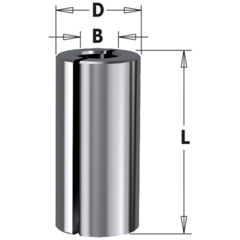 Cmt 799.380.00 Stahlbuchse D=8/12 L=25 (x Erhöhung D/befestigung)