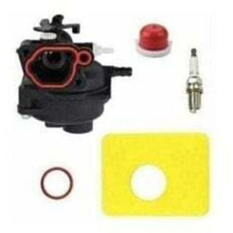 799583 carburateur filtre à air Remplacement Kit pour Briggs & Stratton 591160 595656 , XU,591979 593261 08P502 8P502 09P602 9P602 300E 450E 500E 125cc OVH Moteurs de Tondeuse à Gazon -