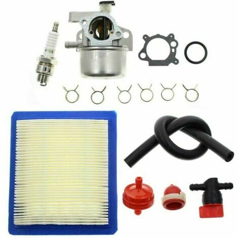 799866 Vergaser-Reparatursatz mit Luftfilter. Kompatibel mit Briggs & Stratton Motoren 790845, 799871, 799866, 796707 und 79430.