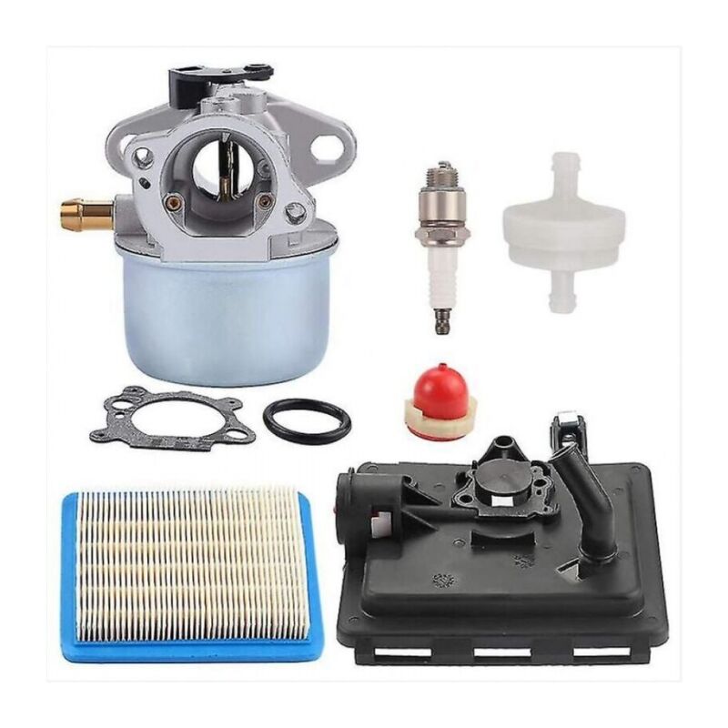Cyslmuk - 799868 Carburateur avec 496116 795259 Base de filtre à air, compatible avec 124l02 124t02 124t05 124t07
