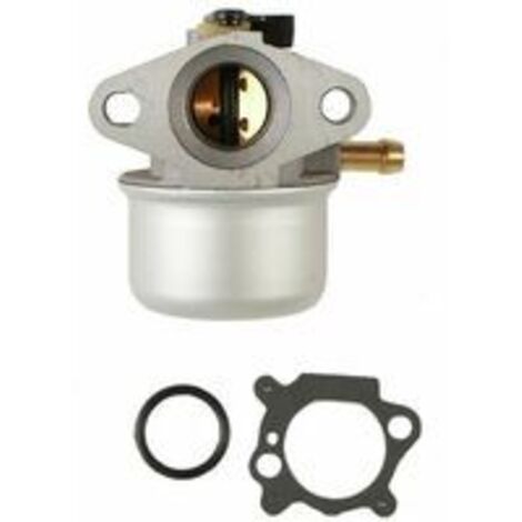 799868 Kit carburateur avec poire d’amorçage et filtre à air 491588 Compatible avec moteurs Briggs & Stratton 4 à 7 CV 498170,497586,497314