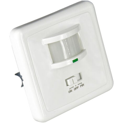 7hSevenOn Home - Interruptor Inteligente con Sensor Infrarrojo de Movimiento y Sensor Crepuscular, Plástico ABS, Interior, 3680W, Ángulo Apertura 160º, 220-240 Vac, 50 Hz, 3/2000 luxes, IP20, Blanco