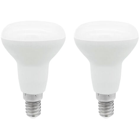 7hSevenOn Premium - Bombilla LED Reflectora E27 (Pack 2), 9W potencia, 60W Equi, 806 lúmenes, 120º, Temperatura Color 3000K o 4000K, SMD, 25000H vida útil, Clase Energética F, Protección IP20 interior