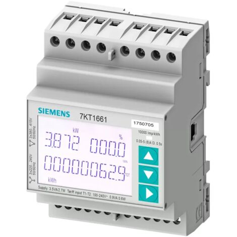 7KT1661 - SENTRON - 7KT PAC1600, LCD, LL: 400V, LN: 230V, 5A SIEMENS