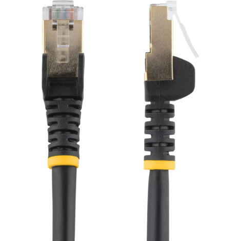 7M CAT6A ETHERNET CABLE     BLACK - SHIELDED COPPER WIRE