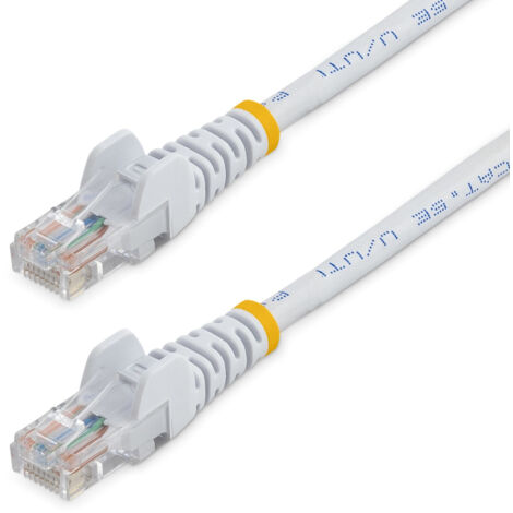 7M WHITE CAT5E CABLE      SNAGLESS ETHERNET CABLE - UTP